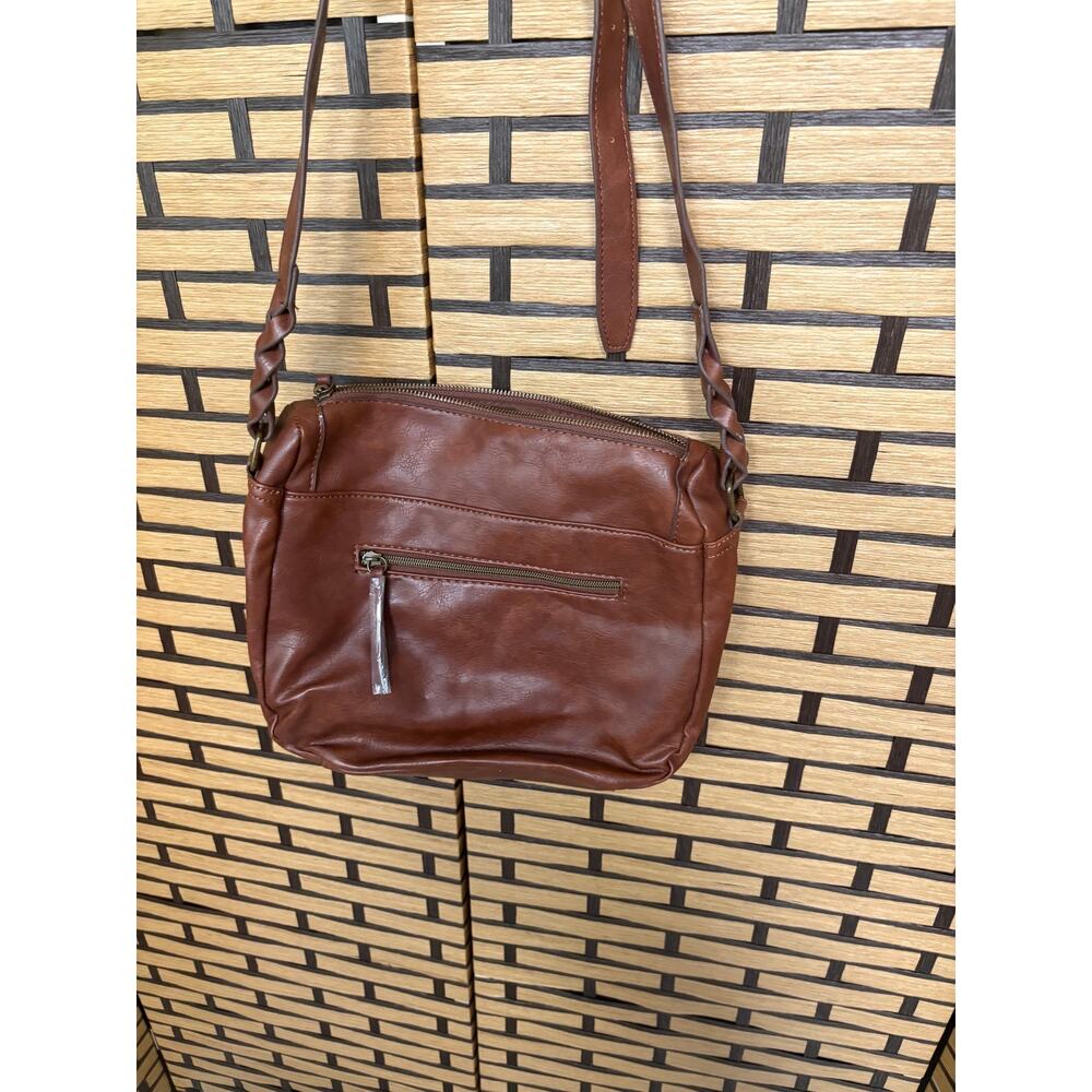 Brown Woven Crossbody Purse - Picture 2 of 7